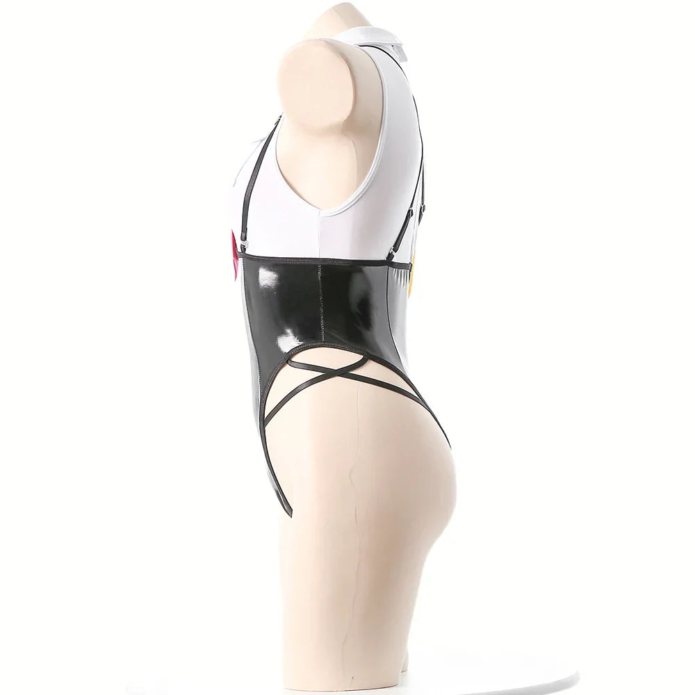 Utsunomiya Saki Cosplay Costume Bodysuit Outfits Police Officer Role Play Lingerie