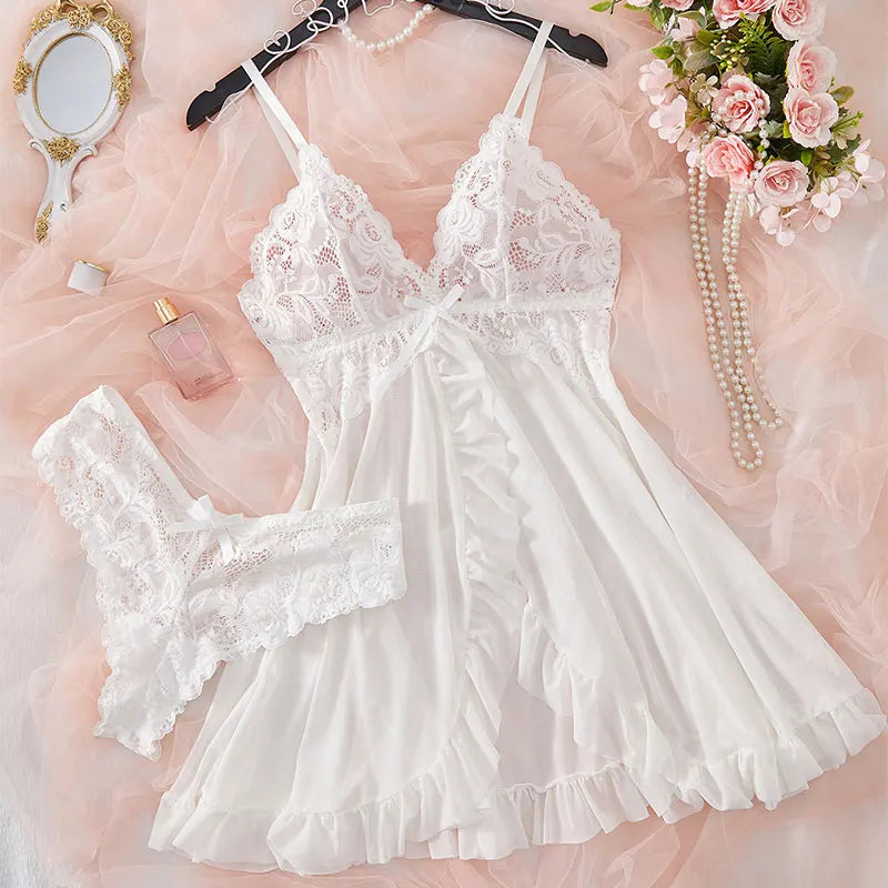 Plus Size Bra Nightgown Set