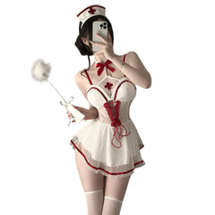 Lace Lingerie Roleplay Nurse Naugty Party Cosplay Doctor Backless Couple Spicy Flirt Costumes