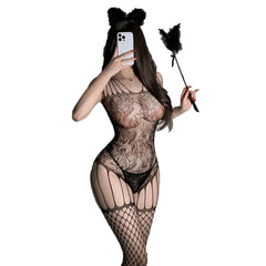 Seductive Fishnet Bodystocking