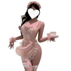 Pure Desire Lace Maid Cosplay Costumes Lolita Female Nightwear Temptation Underwear Sleepwear Outfit Couples Clothing