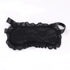 Lingerie Hot Erotic Lace Padded Eye Mask Club Blindfolded Patch + Handcuffs
