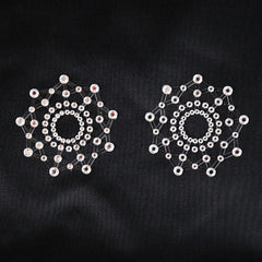Hollow-Out Breast Stickers Rhinestone Invisible Breast Bra
