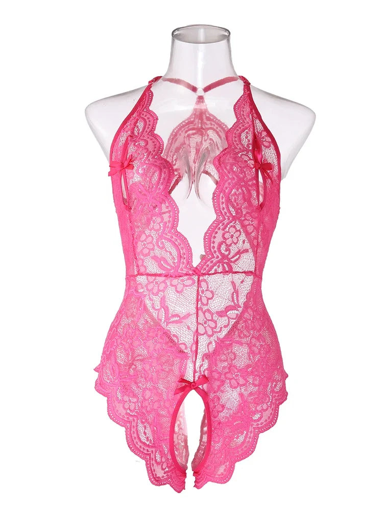 Deep V Open Bra Lingerie