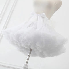 Lolita Cotton Candy Skirt Support Kawaii Daily Violence Super Puff Soft Yarn Support 45CM Petticoat Boneless Fluffy Skirt