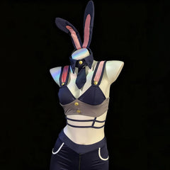 Bunny Police Officer Cosplay Costume Top Outfits Rabbit Role Play Lingerie