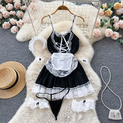 Cute Lolita  Maid Bunny Costume Set