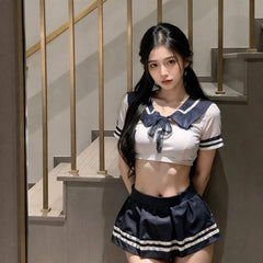 School Cosplay Lingerie Set