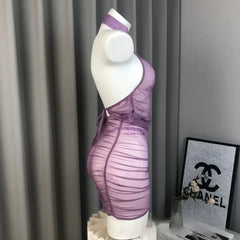 Lingerie Hollow Out Retro Cheongsam Transparent Pajamas Traditional Improve Exotic Charm Costume