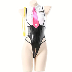 Utsunomiya Saki Cosplay Costume Bodysuit Outfits Police Officer Role Play Lingerie