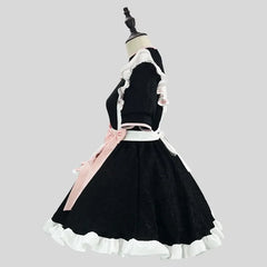 Lolita Cheongsam Sweet Pink Kawaii Maid Cosplay Costume