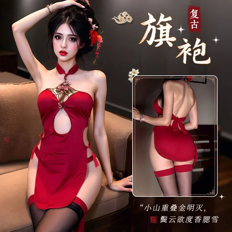 Embroidery Miniskirt Ancient Traditional Lingerie