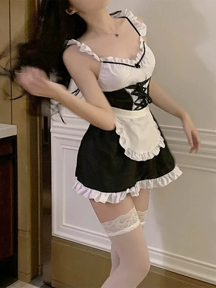 Black Transparent Night Sissy Year Costumes Exotic Body Lingerie
