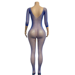 Bodystocking Erotic Lingerie Mesh Open Crotch Bodysuit Crotchless Underwear Costumes Sleeveless Catsuit Sleepwear