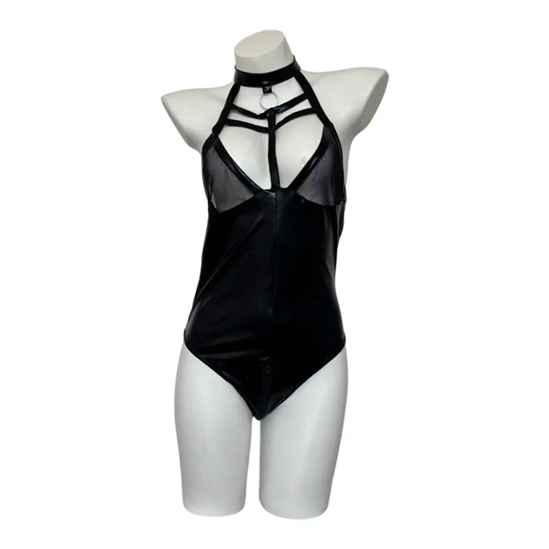 Porno Lingerie Bodysuit Hot Leather Jumpsuit Erotic Seductive Rabbit Role-playing Costumes Pajamas Underwear