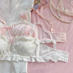 Cute Rabbit Ear Lingerie Lolita Sweet Bra Panties Set