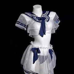 Cosplay Student School Erotic SchoolErotic Lingerie Role Play Perspective Skirt Set