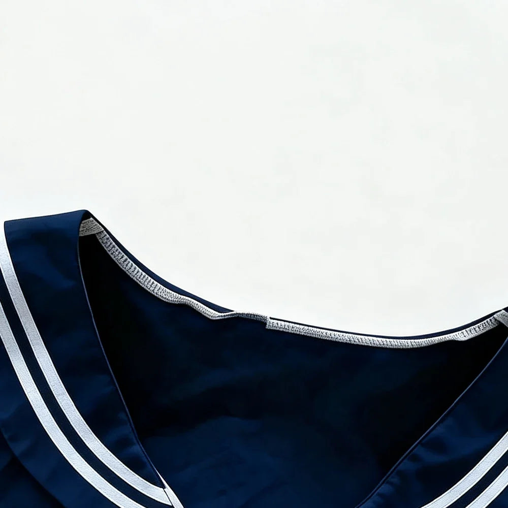 Sailor Collar Two-Piece Set