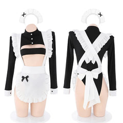 Curvy Maid Bodysuit Costume Cosplay Lingerie