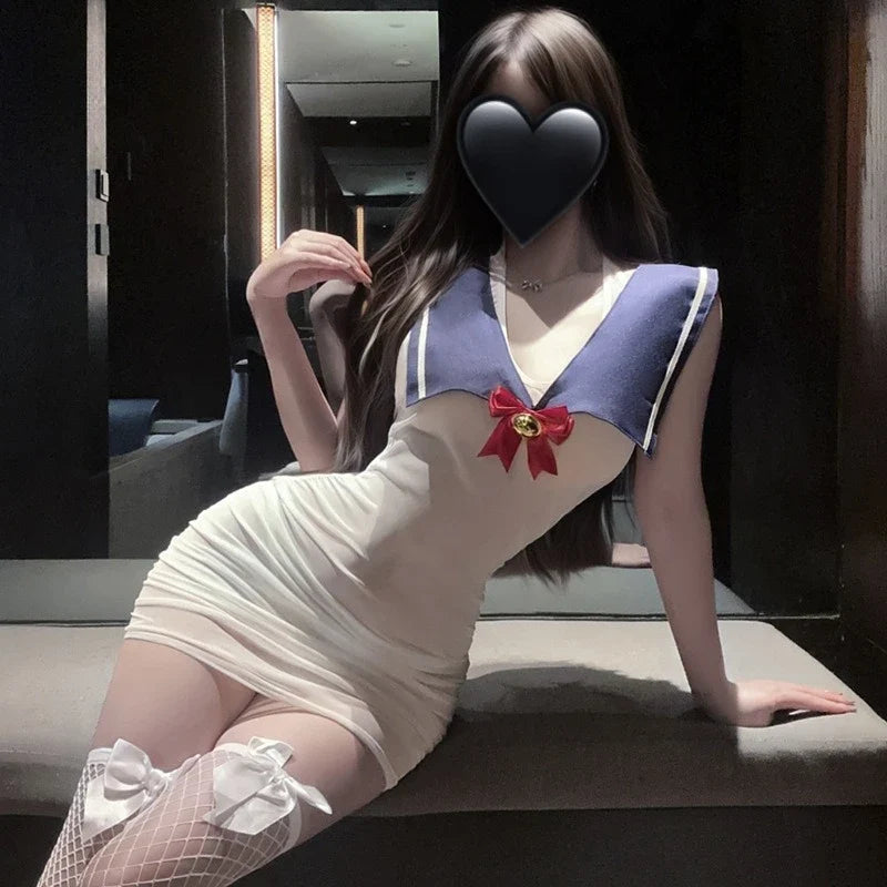 Role Playing Lingerie College Style Kawaii Sailor Suit Cosplay Student Temptation Adult Home Costumes