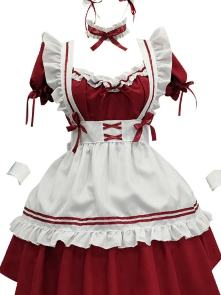 Cosplay Lingerie Costumes Servant Apron with Panties Set