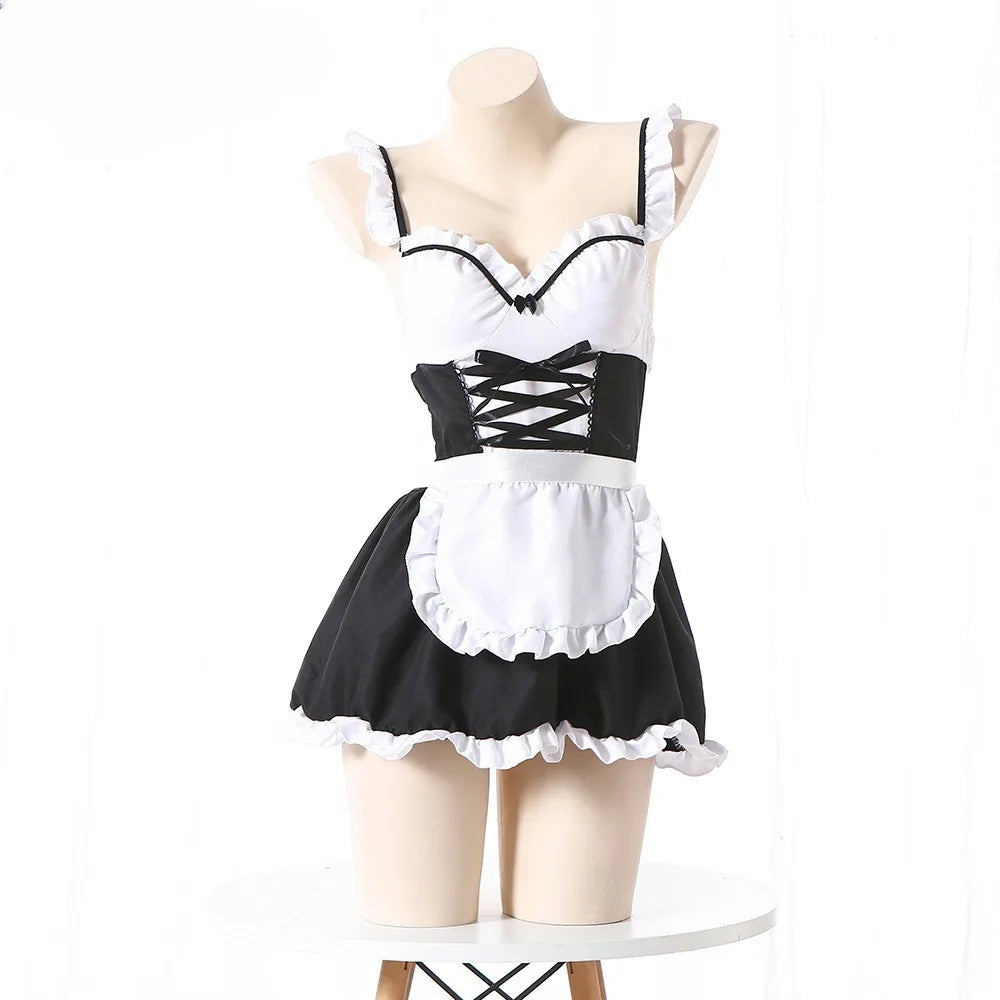 Role Play Costumes Animation Show Short Skirt Sleeveless Swimsuit