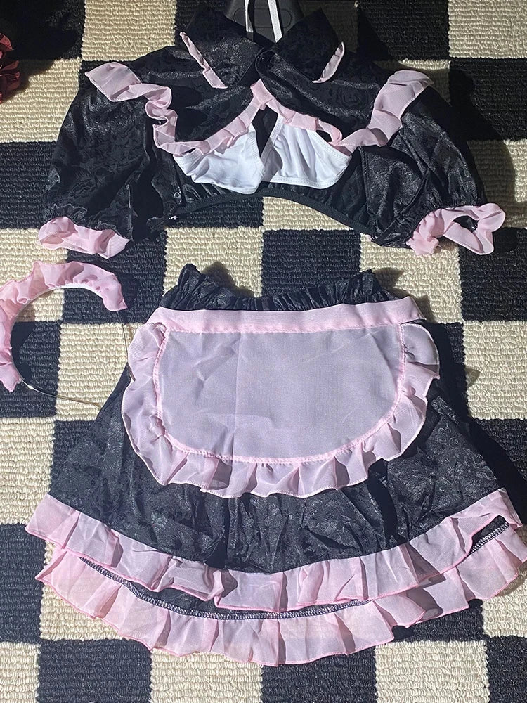 Cute Lolita  Maid Bunny Costume Set