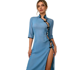 Erotic Outfit Club Stage Costumes Transparent Lingerie