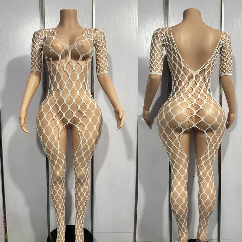 Ultra-thin Sexy Large Size Pink Lingerie