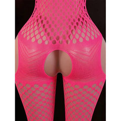 Outfit Fishnet Bra Panty One Piece Crotchless Tights High Stretch Body Stockings Erotic Costume Porn Underwear