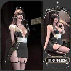 Nurse Perspective Role Play Temptation Party Nurse Cosplay Costume Lingerie Set