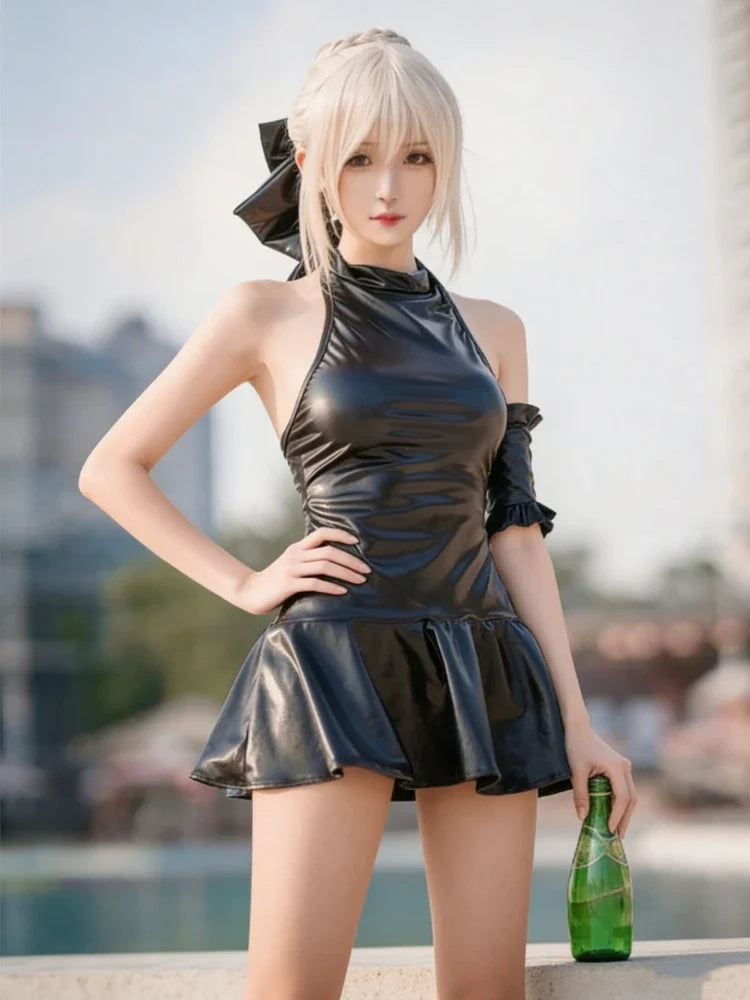 Erotic Outfit Club Stage Costumes Transparent Lingerie