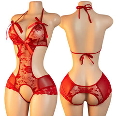 Lace Open Bra Underwear Set