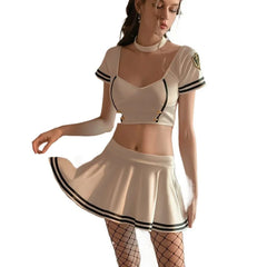 Pure Desire Sailor Costumes Cosplay Hot Temptation Lingerie Roleplay Officer Outfit Erotic Set