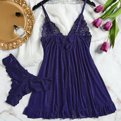 Plus Size Bra Nightgown Set