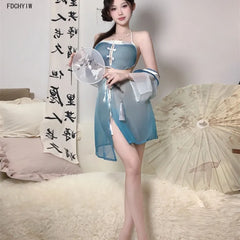 Perspective Bellyband Ancient Style Improve Hanfu Set