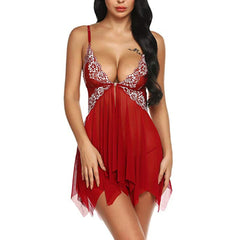 Sleepwear Floral Print Satin Nightgown Casual Sleeveless Backless Slip Night NightHome