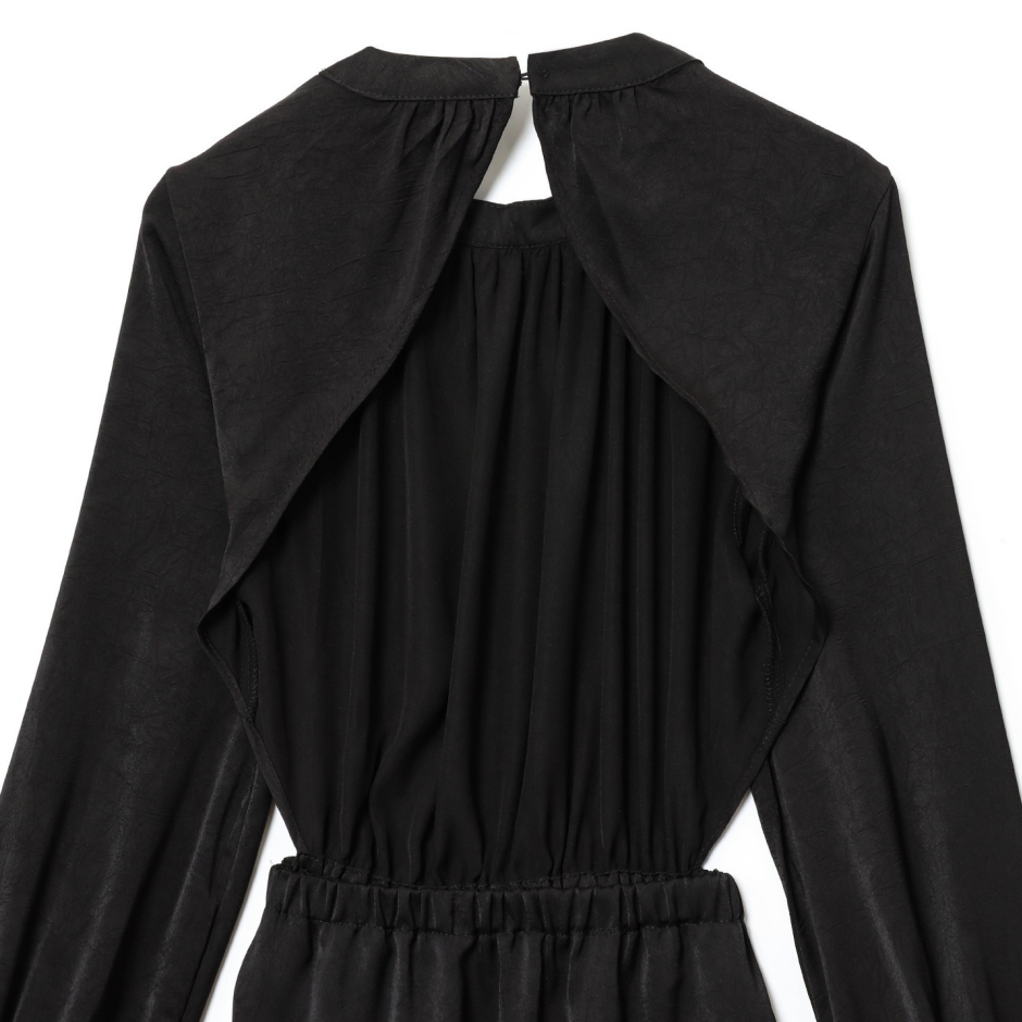 Black Cape Dress
