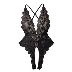 One Piece Transparent Bodysuit Pijamas Backless Suspender Underwear