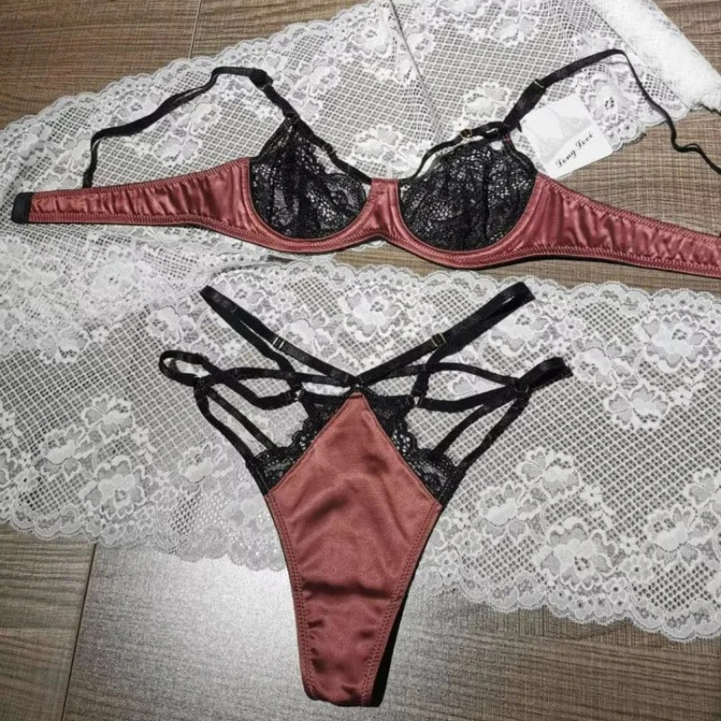 Ultra Thin Push Up Bra Set