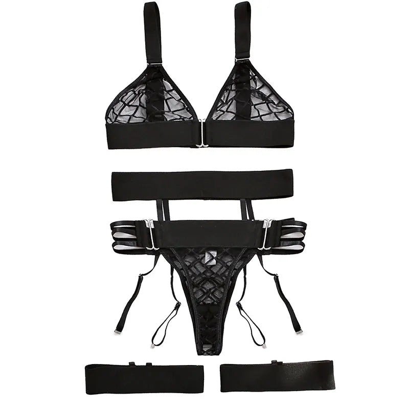 Mesh Bra Kit Lingerie Transparent Bra