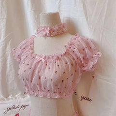 Pink Cute Lingerie Set