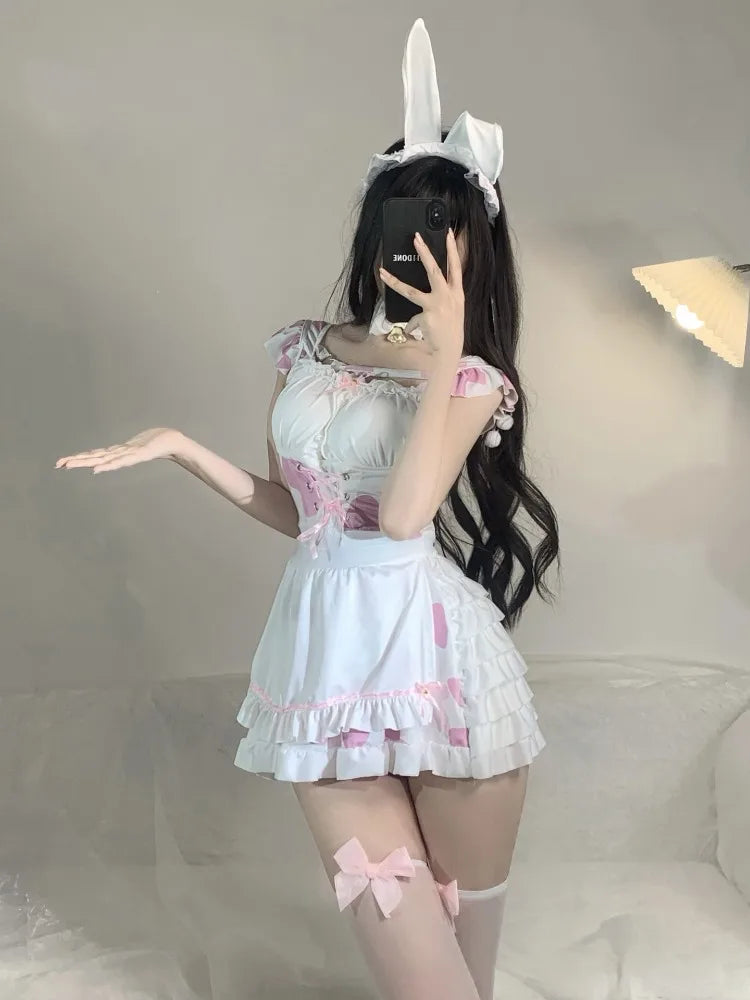 Fun Pajamas Female Tube Top Exotic Dance Pure Desire Wind Super Fairy Ancient Style Belly Pocket Court Bedclothes