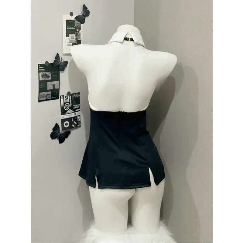 Teacher Secretary Miss Secretary Outfits Mini Kawaii Office Lady Cosplay Costumes Erotic Lingerie