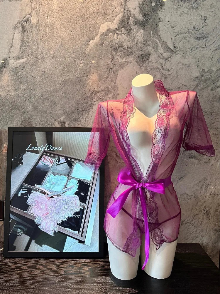 Lace Pajamas Evening Lingerie
