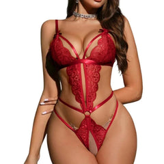 Erotic Lace Strappy Bodysuit