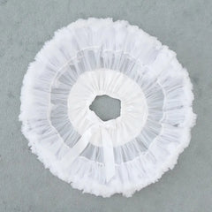Lolita Cotton Candy Skirt Support Kawaii Daily Violence Super Puff Soft Yarn Support 45CM Petticoat Boneless Fluffy Skirt