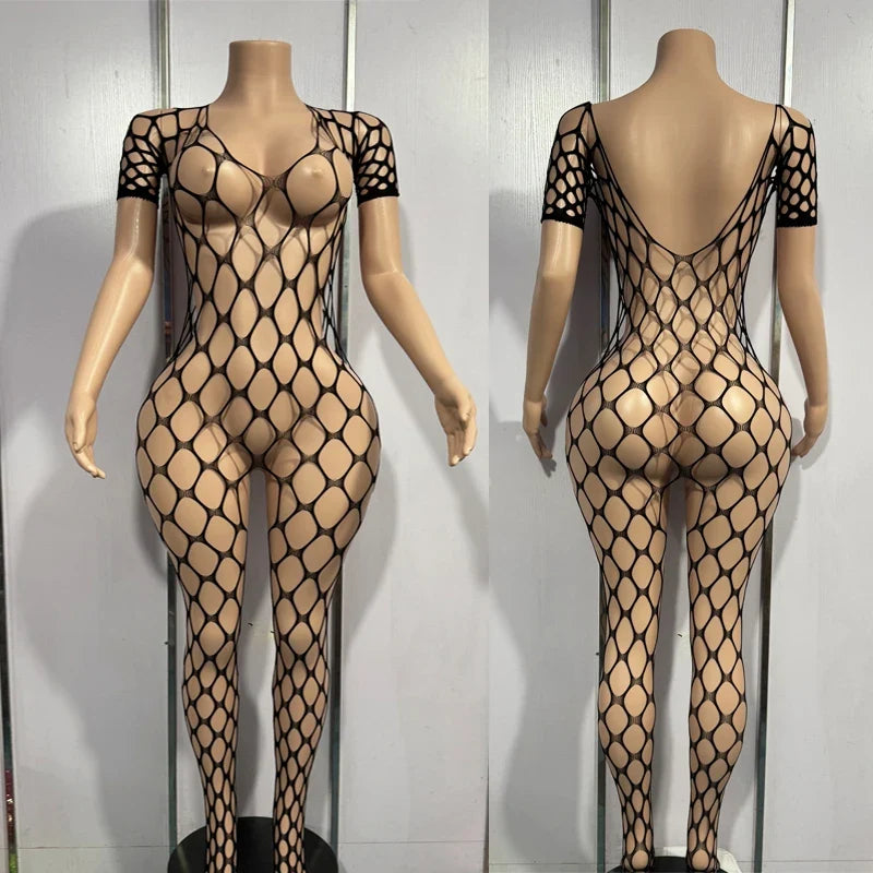 Ultra-thin Sexy Large Size Pink Lingerie