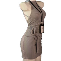 Secretary Cosplay Costumes Lace Perspective Hip Wrap Skirt Erotic Lingerie Nightclub Bar Party Temptation