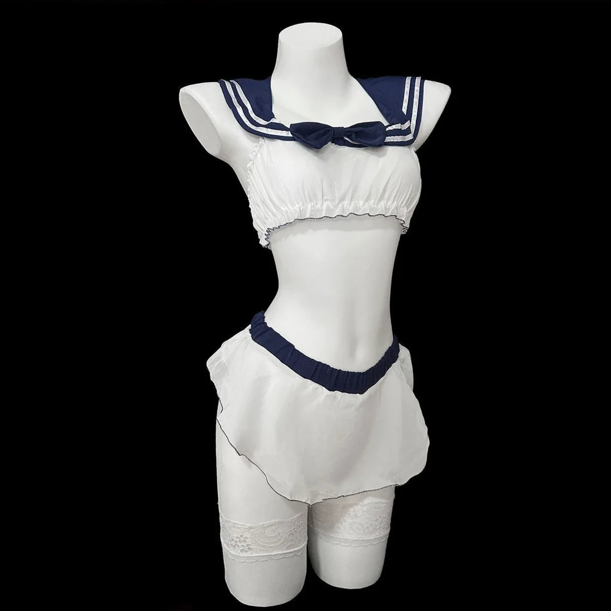 Cosplay Student School Erotic SchoolLingerie Role Play Short Skirt Set